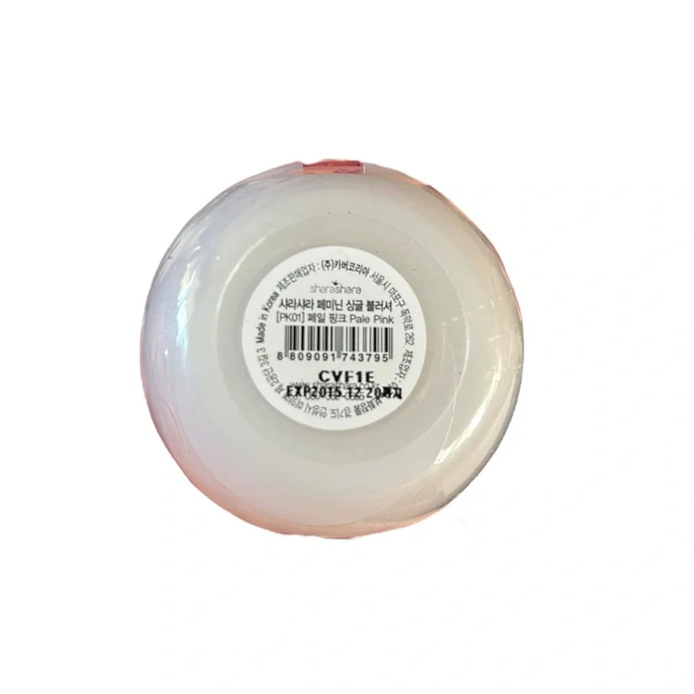 Shara Shara Pale Pink Feminine Single Blusher Discontinued Korea Coquette NWT